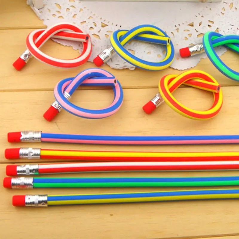 5 Pcs Creative Bendable Pencils