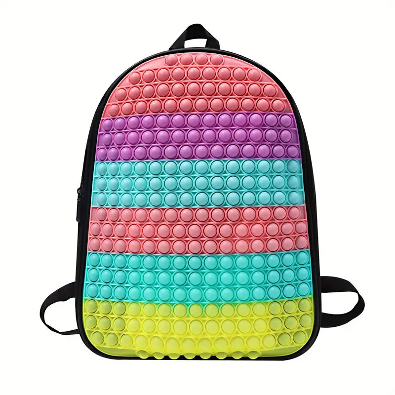 🎒 PopFocus™ Sensory Backpack – Pop-It Bag for Calm & Focus