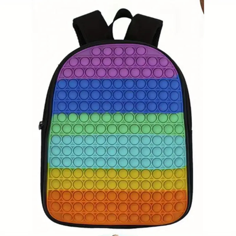🎒 PopFocus™ Sensory Backpack – Pop-It Bag for Calm & Focus