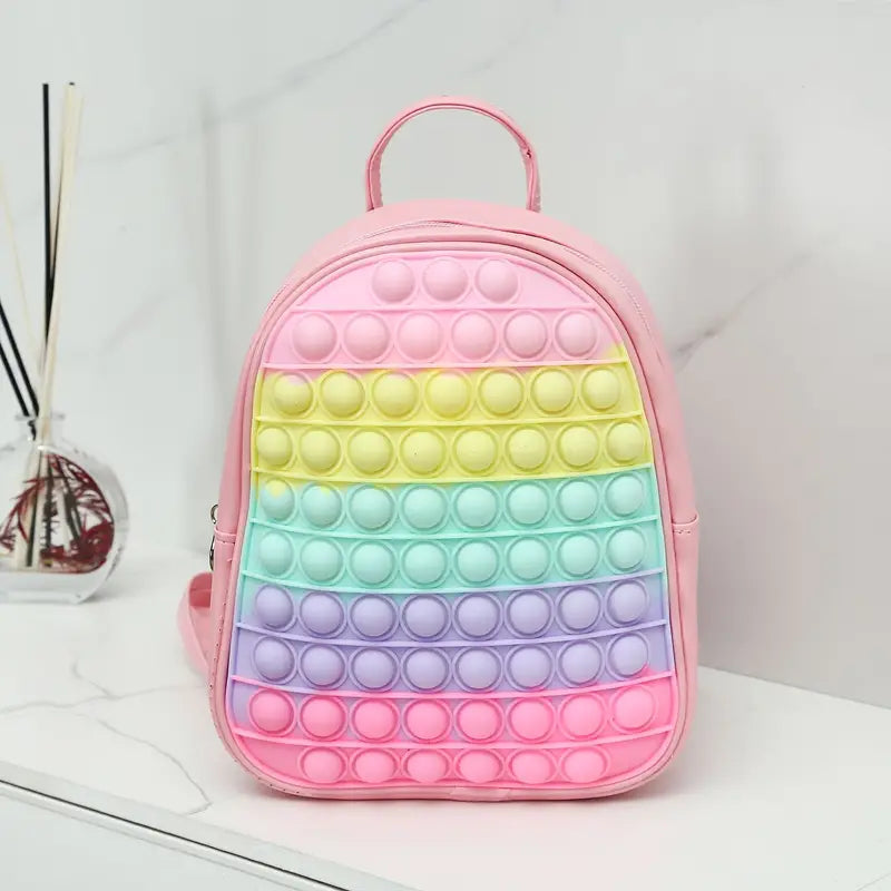 Rainbow Sensory Fidget Mini Backpack