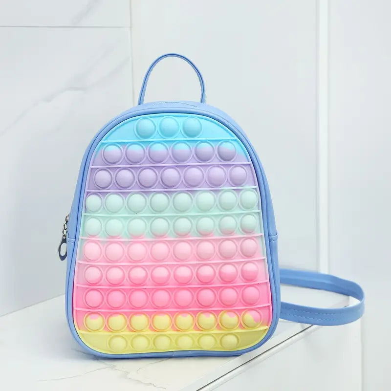Rainbow Sensory Fidget Mini Backpack