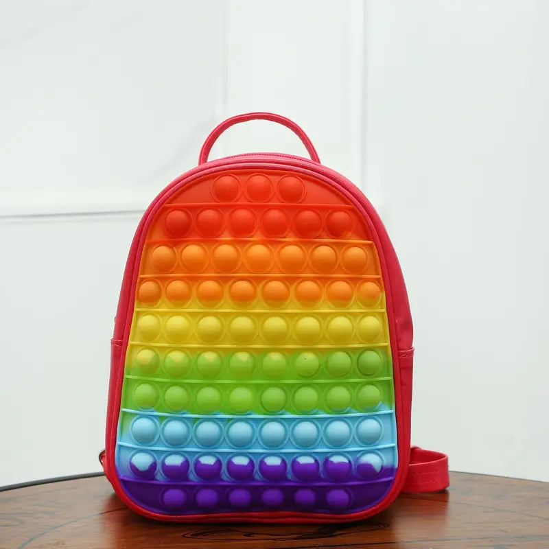 Rainbow Sensory Fidget Mini Backpack
