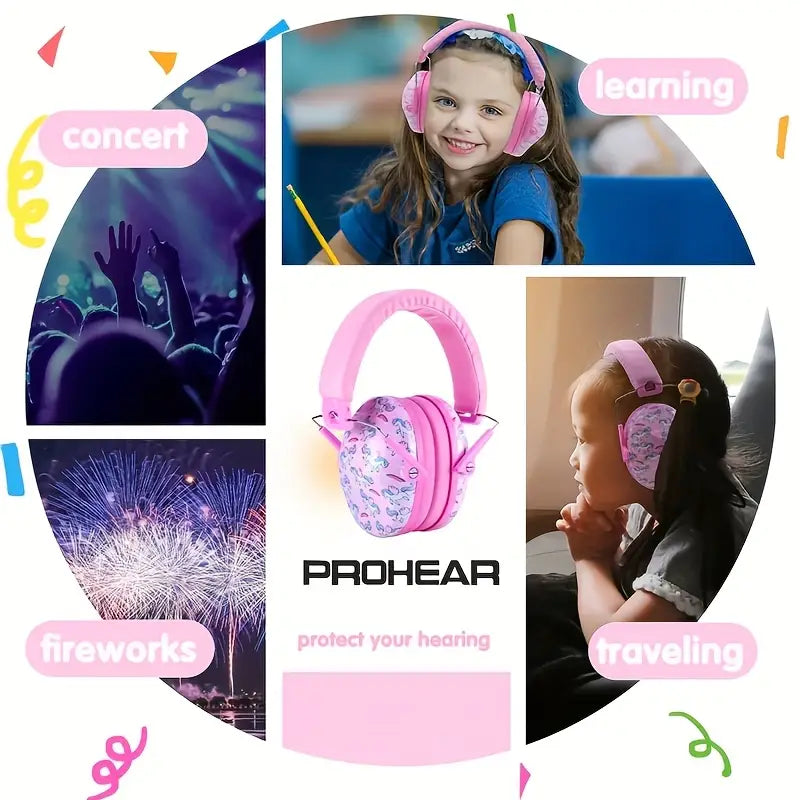 SoundSnugs™ Unicorn Edition: Noise Reduction Headphones * with special carrying pouch.
