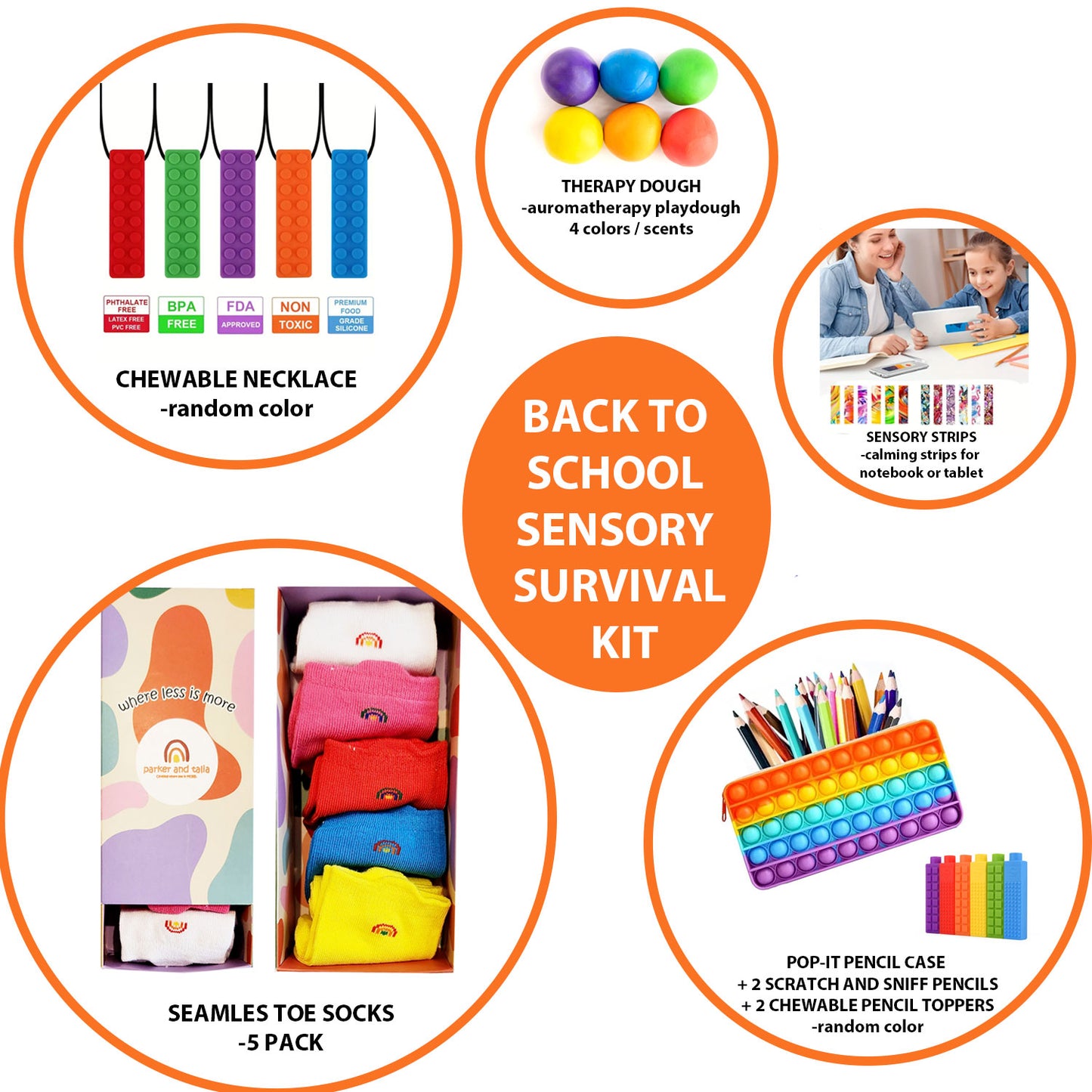 BACK TO SCHOOL SENSORY SURVIVAL KIT