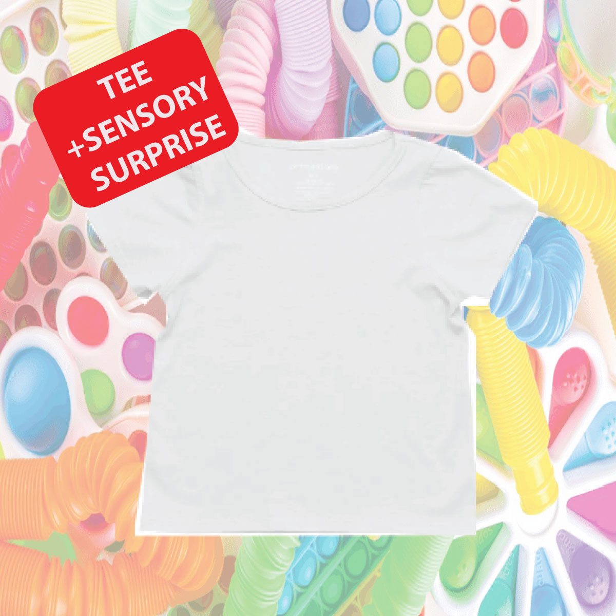 π Sensory Fun Pack β Tee + Surprise Gift! π(Sensory-Friendly T-Shirt + Exciting Surprise Gift for Kids with Autism, ADHD & Sensory Sensitivities!)