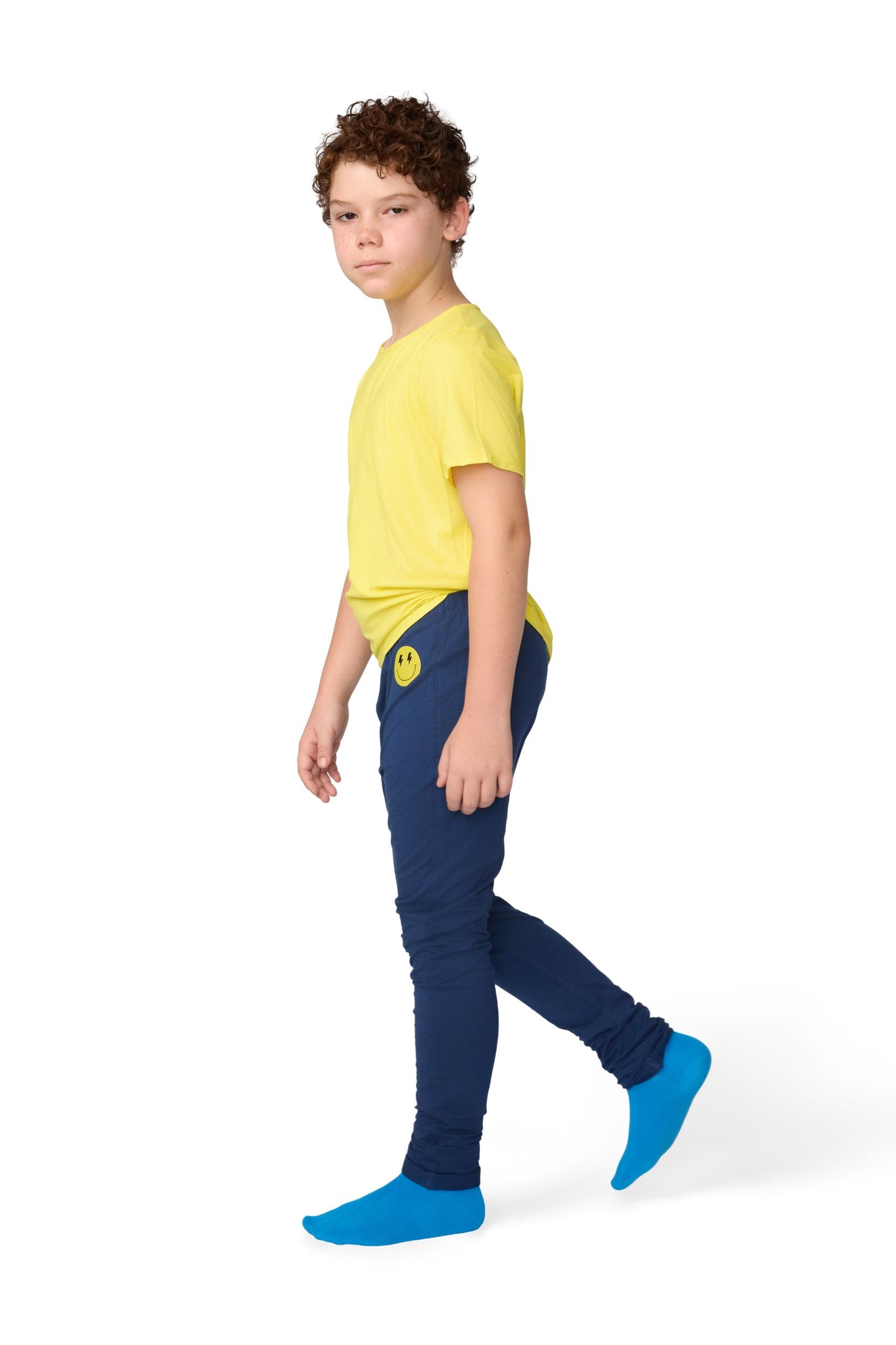 The Everyday Sensory Friendly Jogger: Navy with Smiley Design