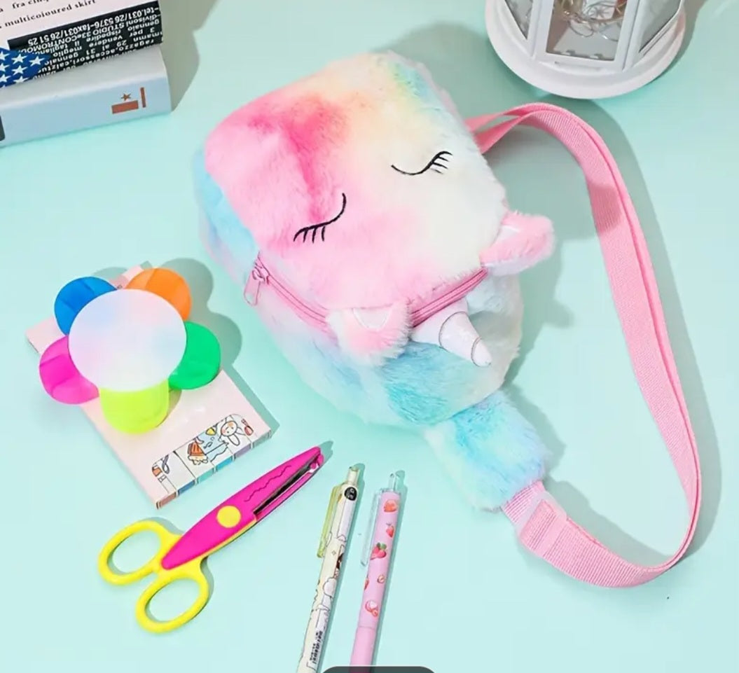 š¦ CalmiCorn⢠Sensory-Friendly Fuzzy Chest Bag