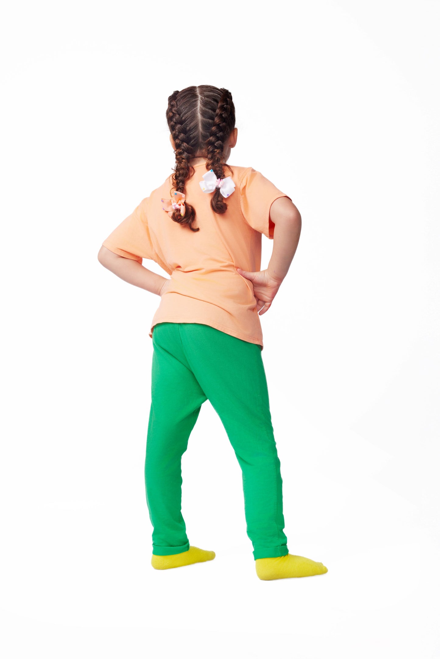 The Everday Sensory Friendly Coral Tee w Chewy Necklace- *actual chewy necklace design may vary, but color will match tee*