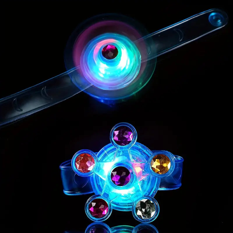 GlowSpin LED Fidget Spinner Bracelet
