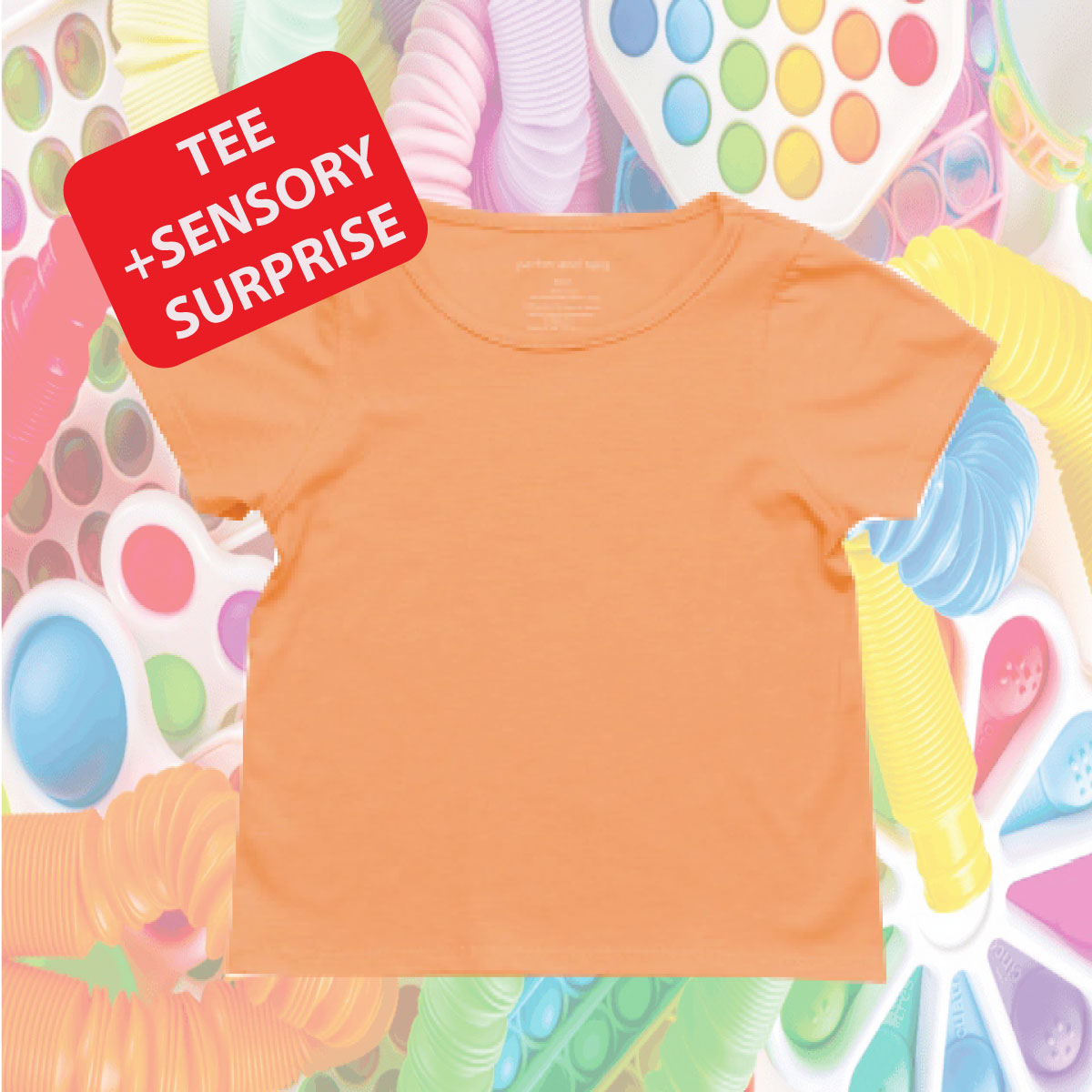 π Sensory Fun Pack β Tee + Surprise Gift! π(Sensory-Friendly T-Shirt + Exciting Surprise Gift for Kids with Autism, ADHD & Sensory Sensitivities!)