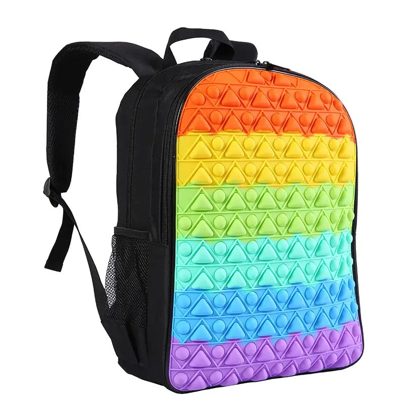 Rainbow Sensory Fidget Backpack
