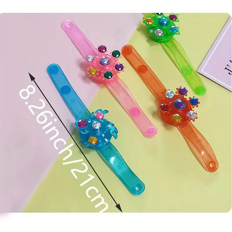 GlowSpin LED Fidget Spinner Bracelet