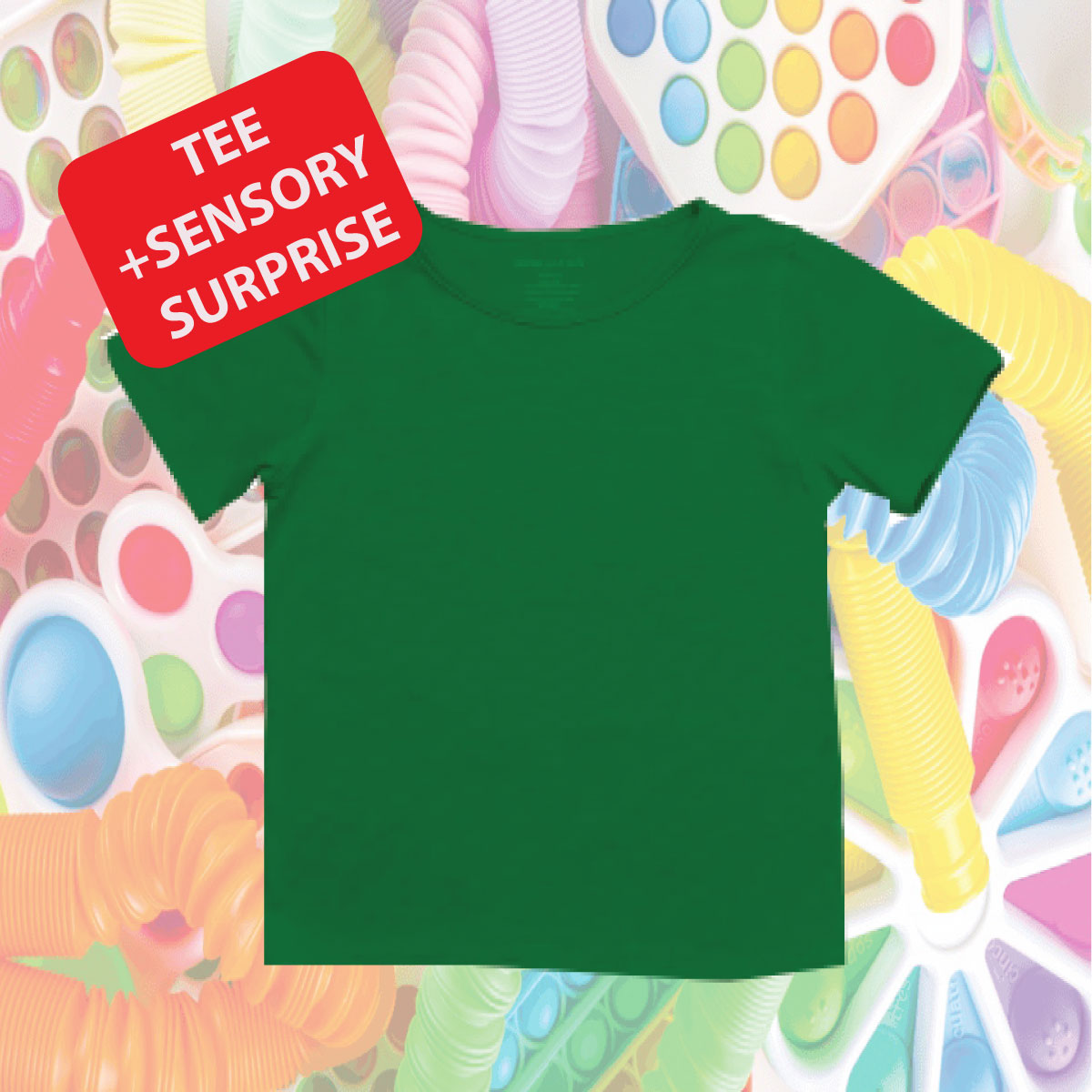 π Sensory Fun Pack β Tee + Surprise Gift! π(Sensory-Friendly T-Shirt + Exciting Surprise Gift for Kids with Autism, ADHD & Sensory Sensitivities!)