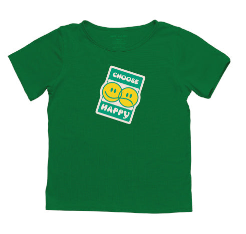 The Everyday Graphic Tee: Choose Happy
