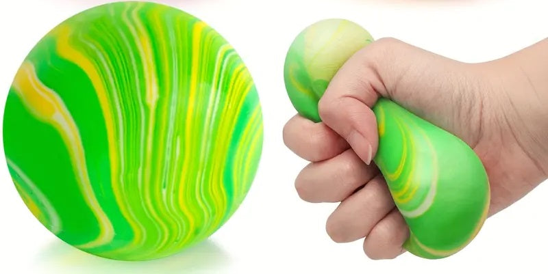 Squish-n-Whirl™ Marble Stress Ball – 2.5" Fidget Toy | Stretchy, Squeezy Fun for Kids & Adults