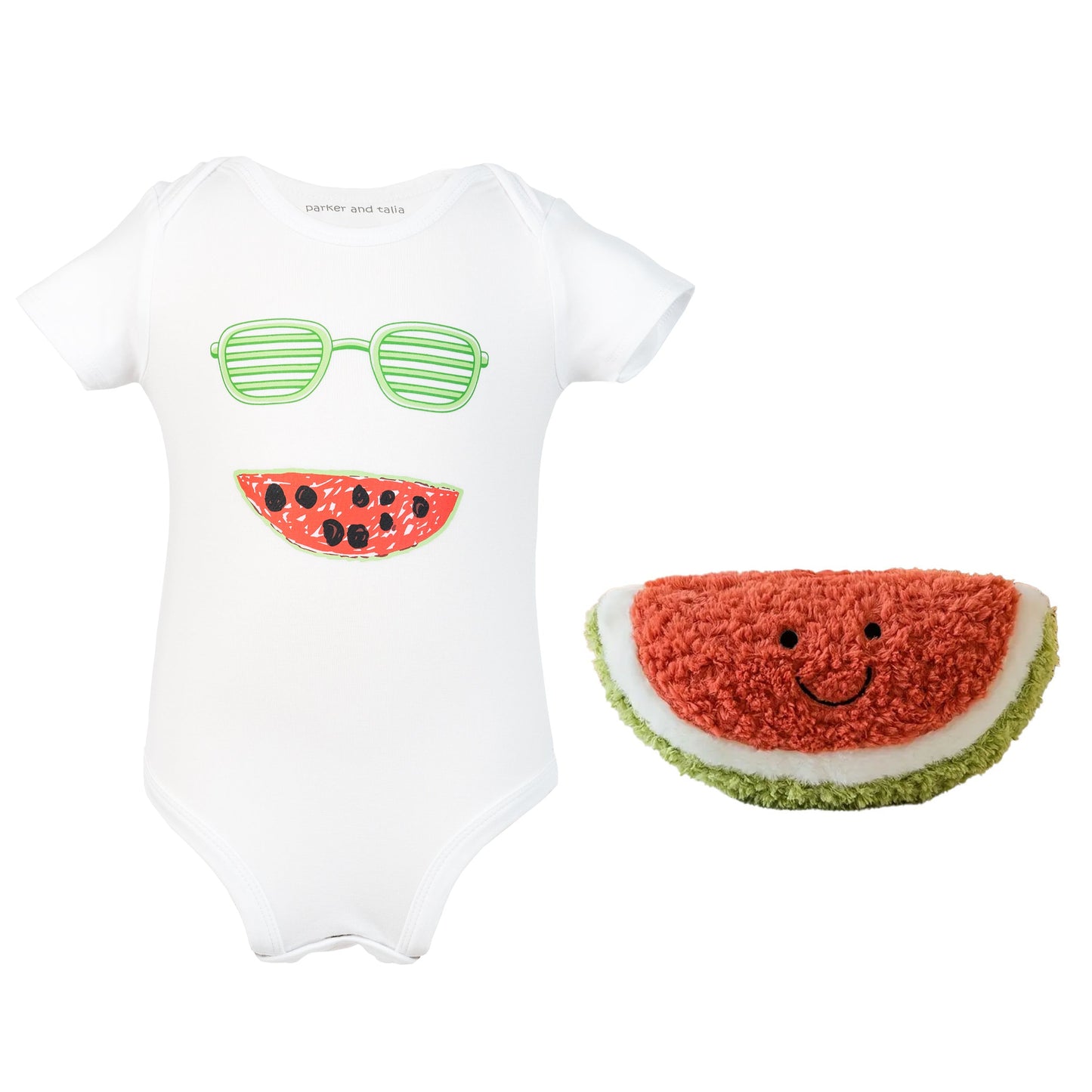 THE PARKER ONESIE with limited edition stuffie
