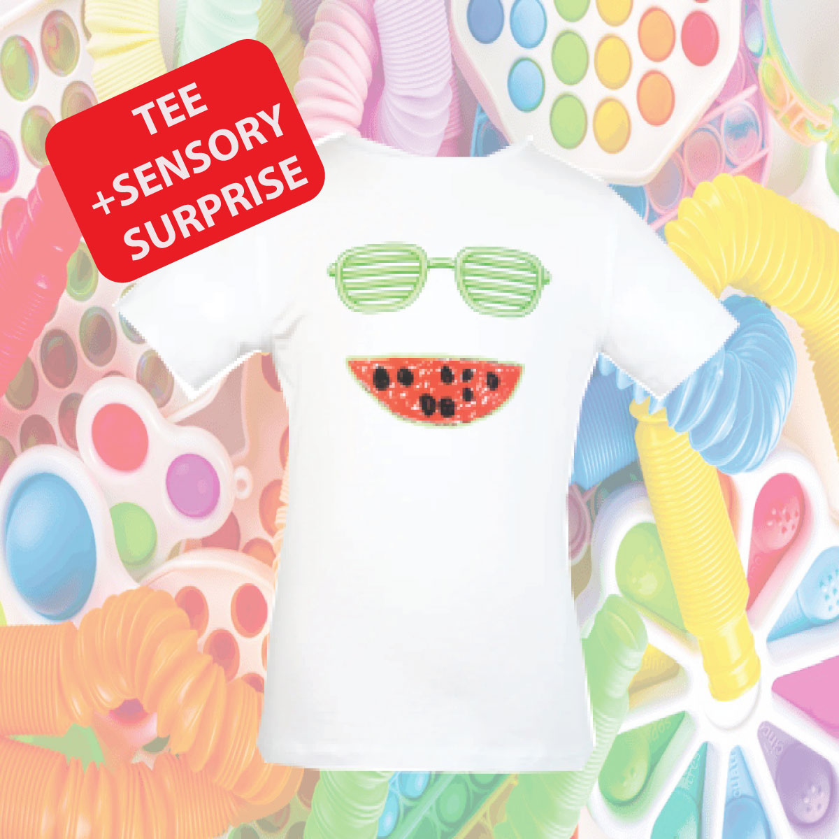π Sensory Fun Pack β Tee + Surprise Gift! π(Sensory-Friendly T-Shirt + Exciting Surprise Gift for Kids with Autism, ADHD & Sensory Sensitivities!)