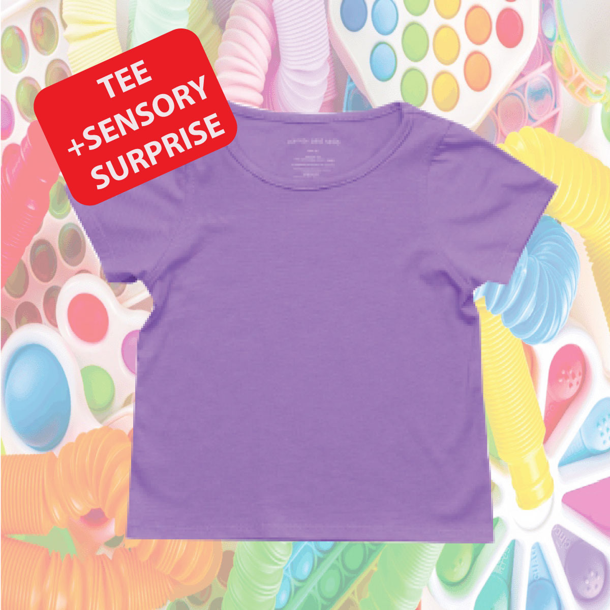 π Sensory Fun Pack β Tee + Surprise Gift! π(Sensory-Friendly T-Shirt + Exciting Surprise Gift for Kids with Autism, ADHD & Sensory Sensitivities!)