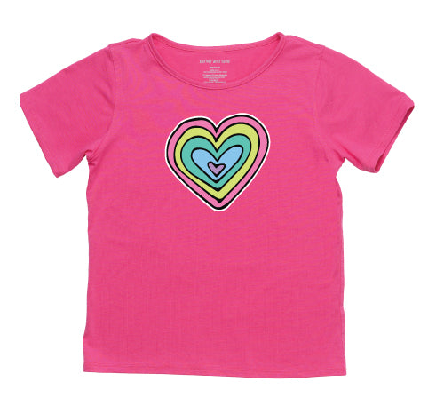 The Everyday Graphic Tee: Layered Heart