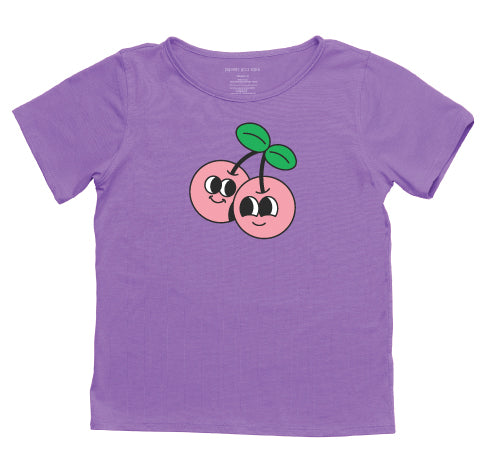 The Everyday Graphic Tee: Retro Cherries