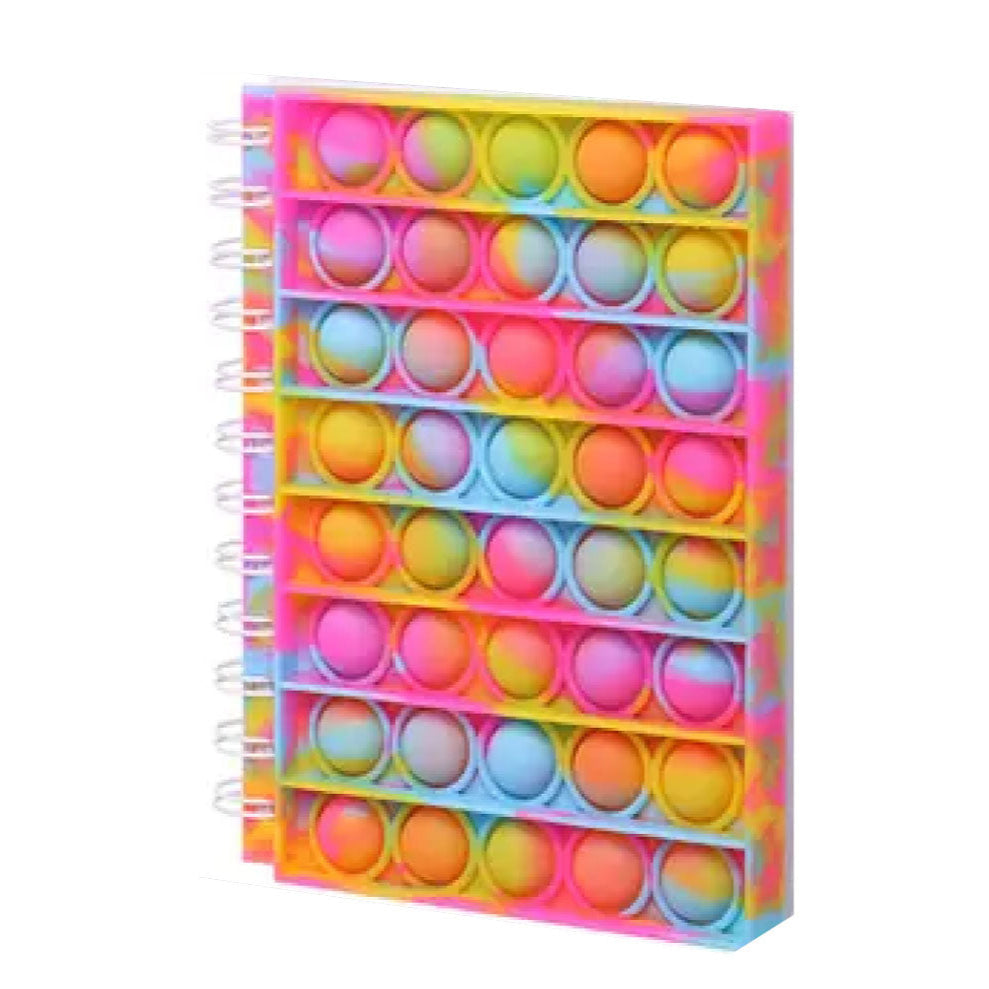 6.5" x 5" Sensory Friendly Pop-It Fidget Mini Notebook