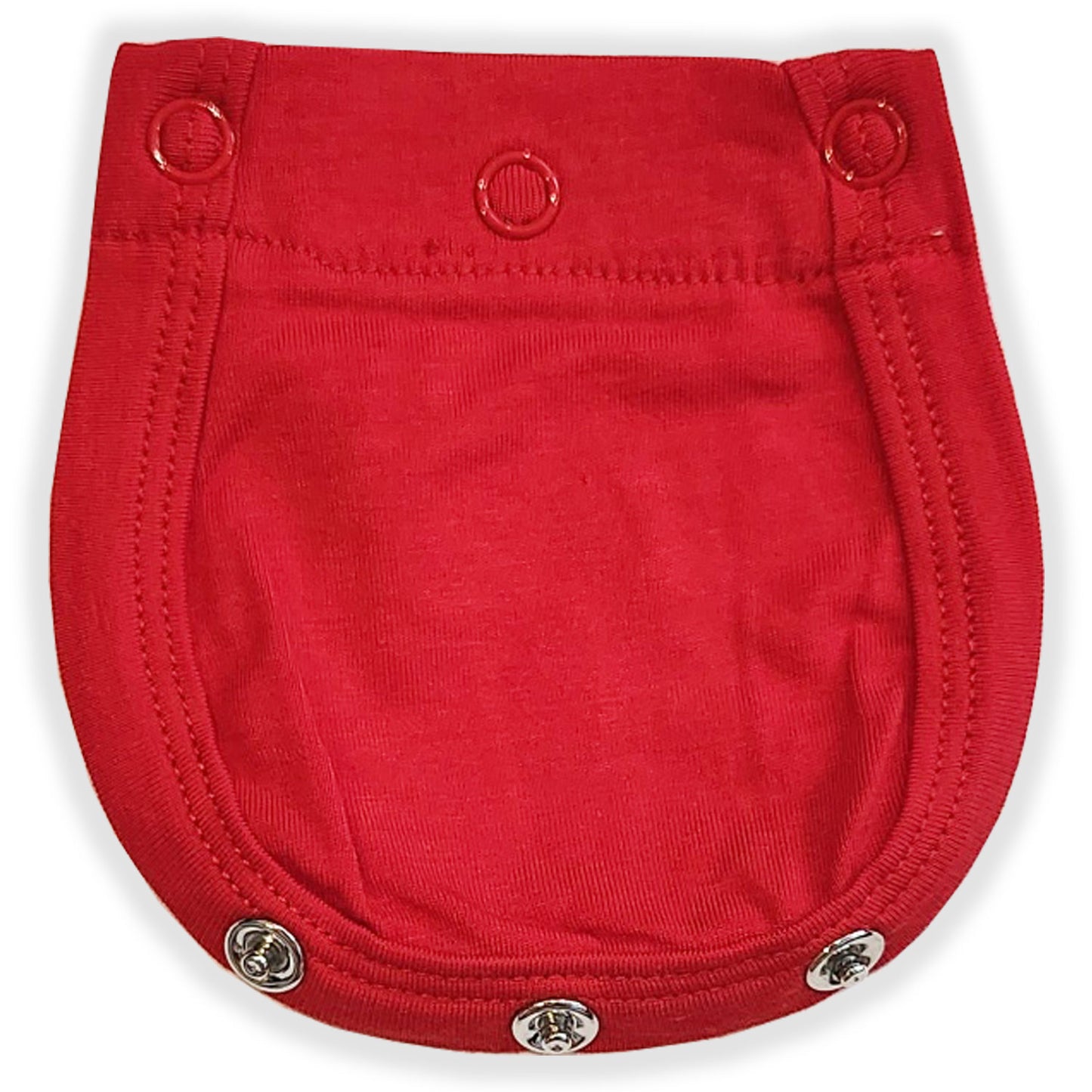 The Everyday Graphic Baby Onesie: Red Rock Star Patches