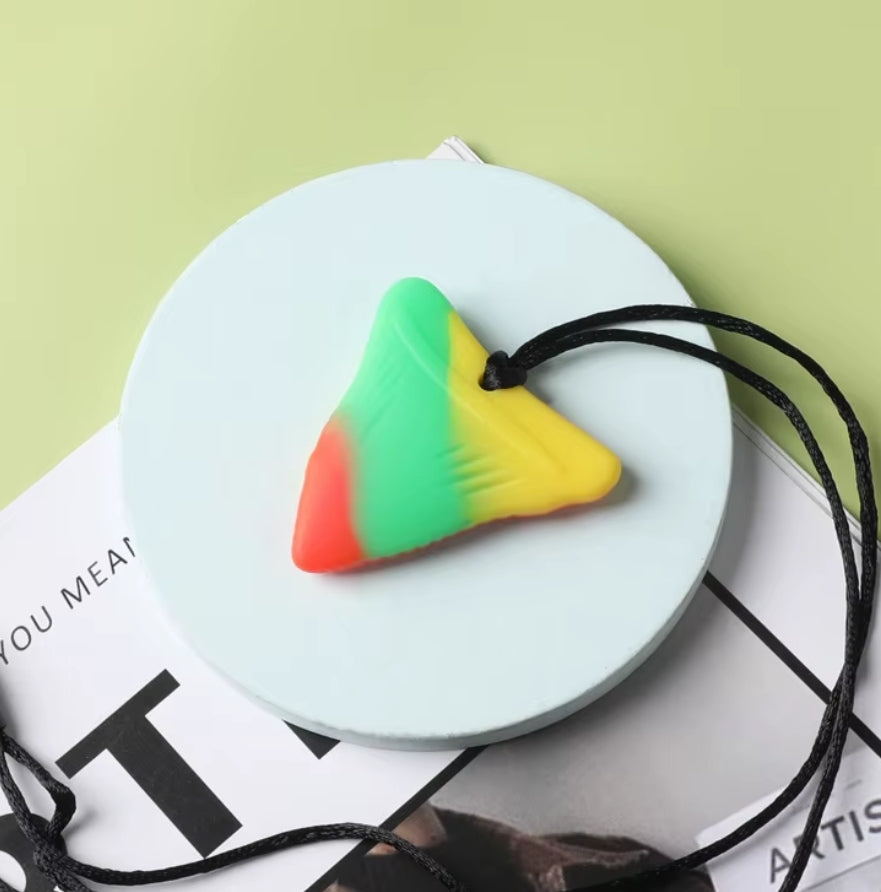 Shark Tooth Sensory Chewable Necklace