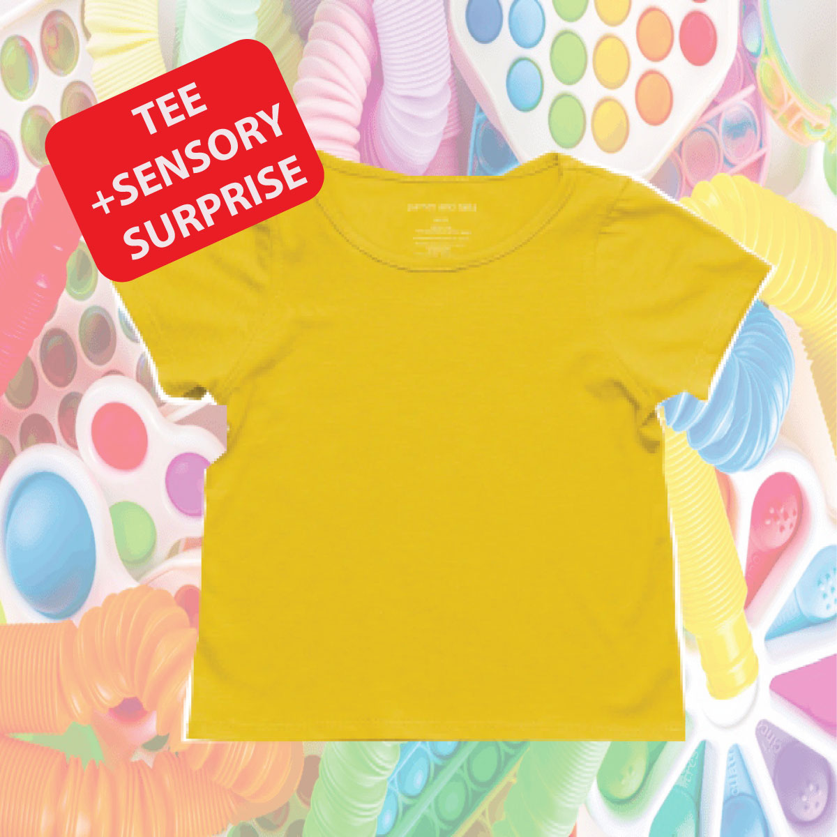 π Sensory Fun Pack β Tee + Surprise Gift! π(Sensory-Friendly T-Shirt + Exciting Surprise Gift for Kids with Autism, ADHD & Sensory Sensitivities!)