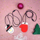 Winter Mittens Sensory Chewable Necklace