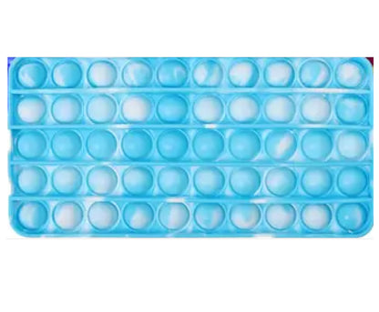 Rainbow Sensory Pop-it Fidget Pencil Case