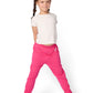 The Everyday Sensory Friendly Jogger: Pink with Graffiti Daisy design