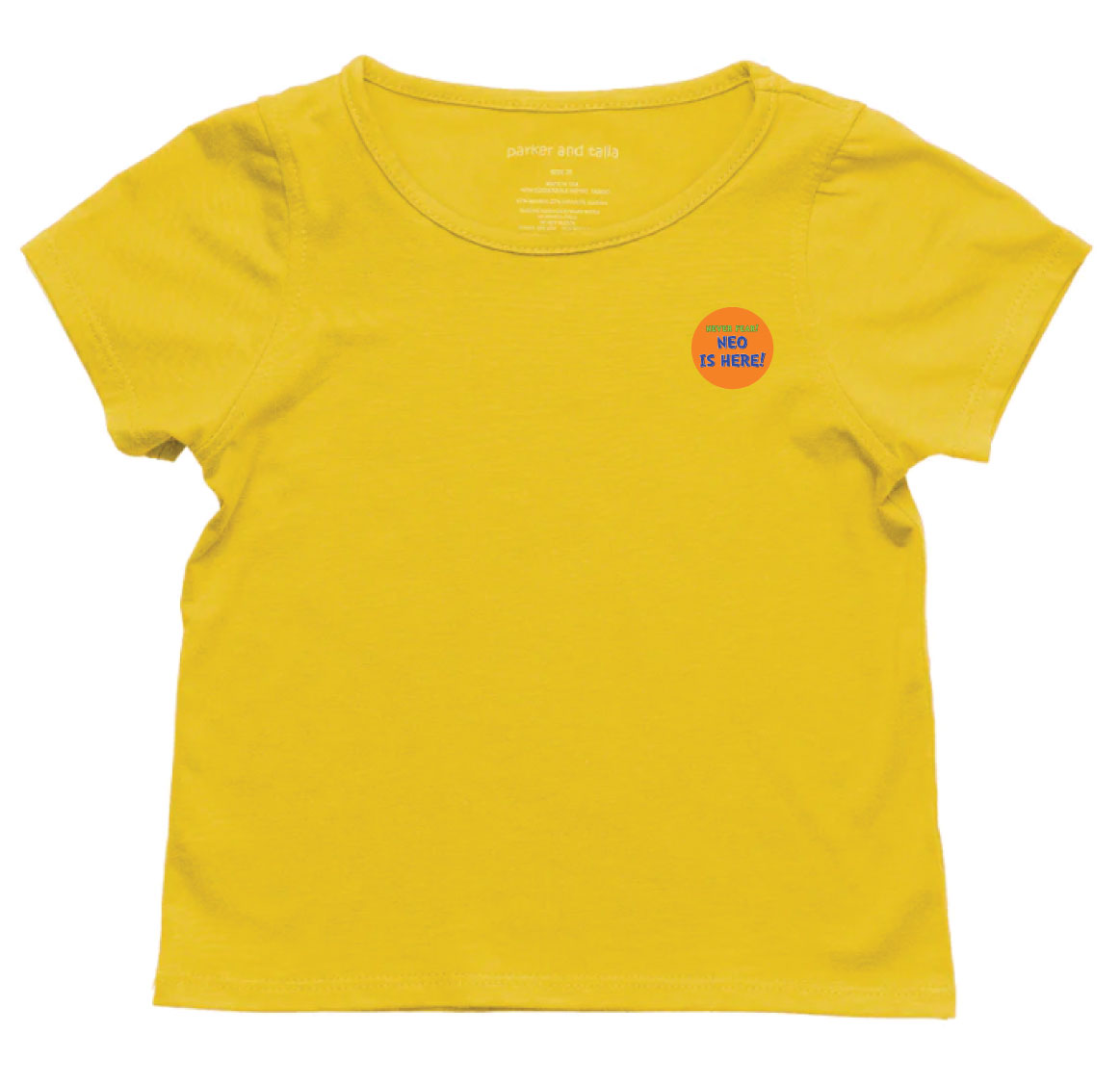 The Neo Brave Badge Tee – Limited Edition Neo x Parker & Talia