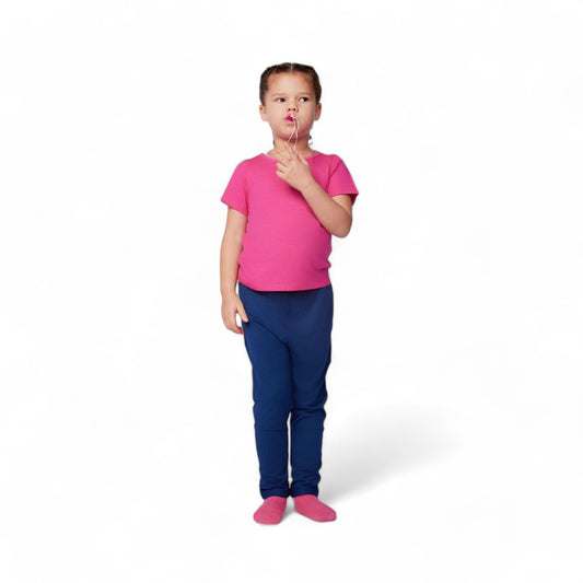 The Everday Sensory Friendly Pink Tee w Chewy Neckalce