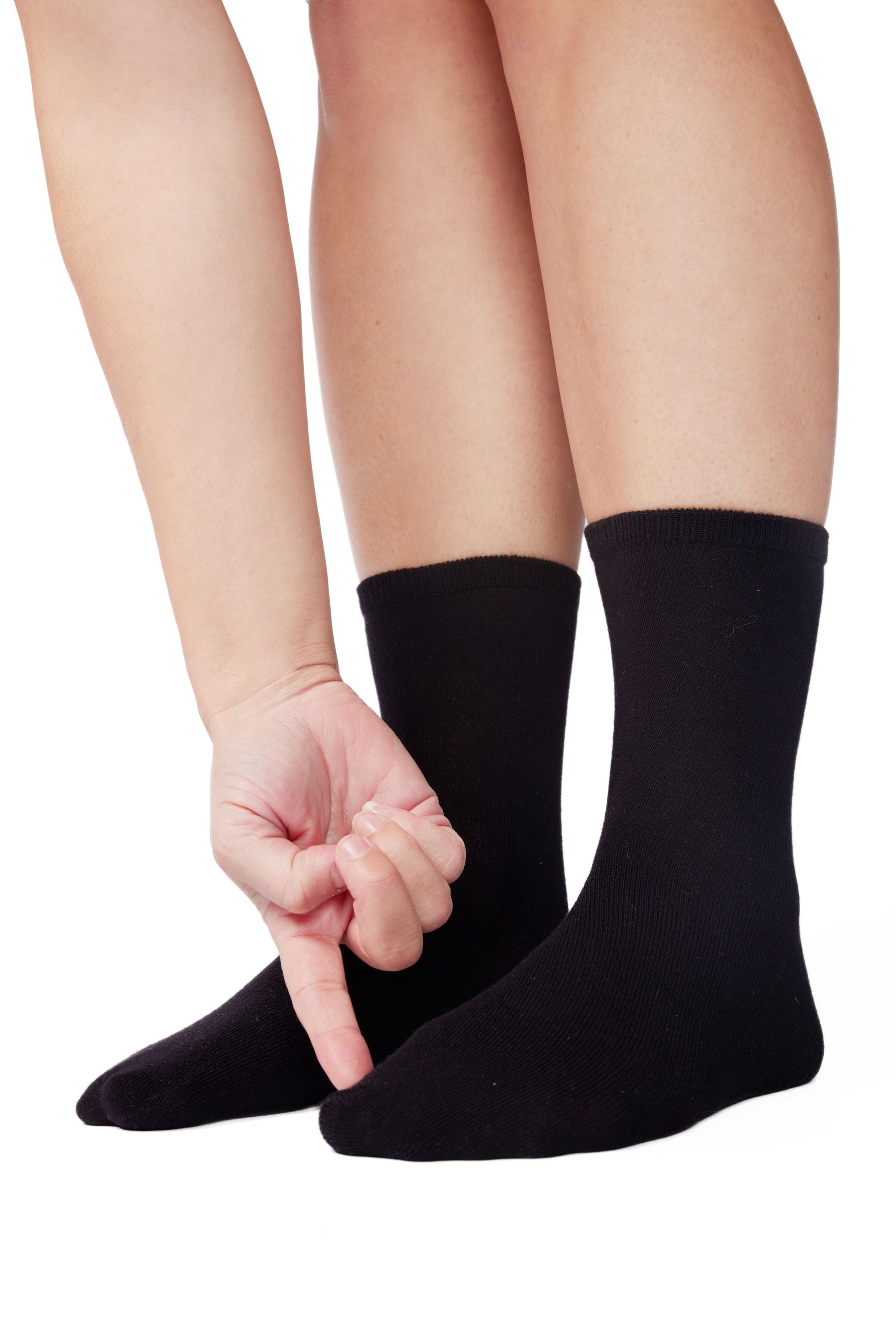 CREW 5-Pack Seamless Toe Socks Great with Sensory Sensitivities