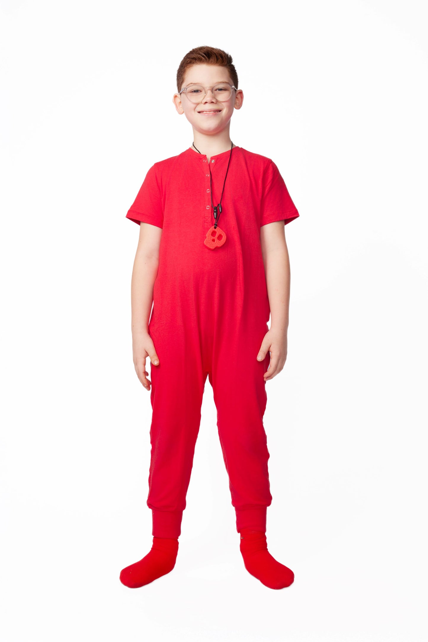 Ultimate Comfort Playsuitw Chewy Sensory Bracelet-CHERRY RED