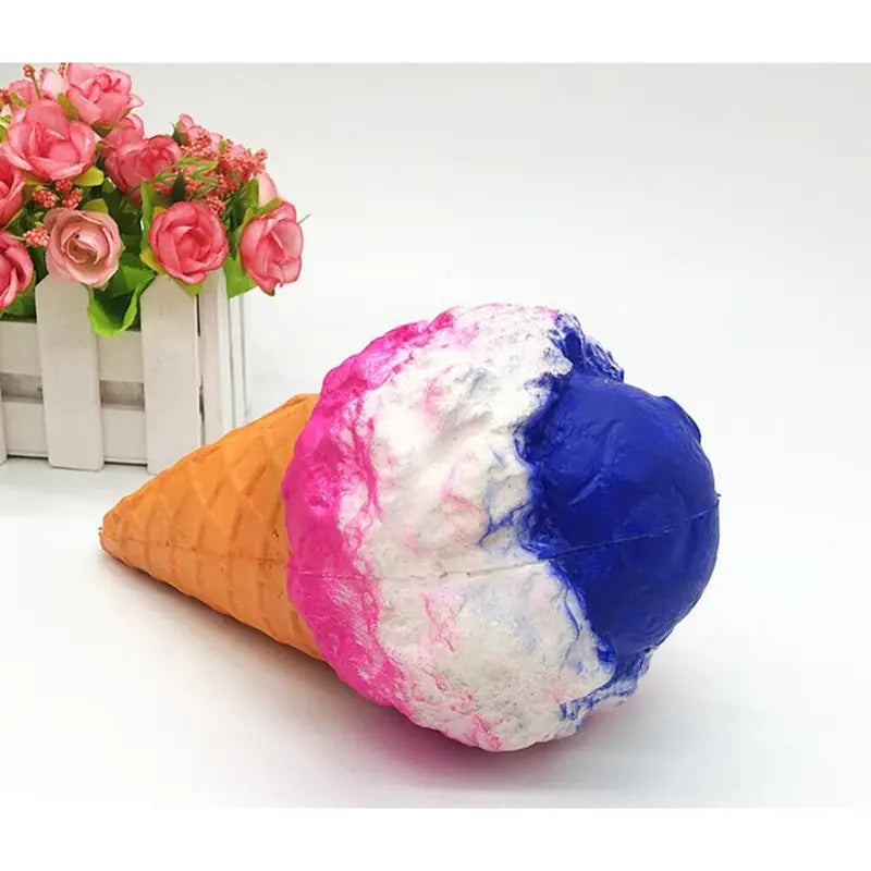 Jumbo Scented Ice Cream Stress Ball – Squishy, Sweet, and Soothing!