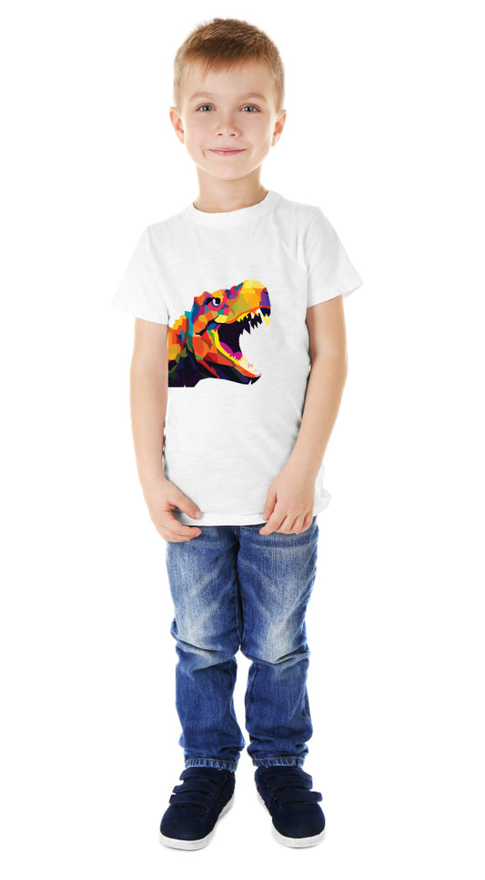 The Everyday Graphic Tee: Colorful Dino