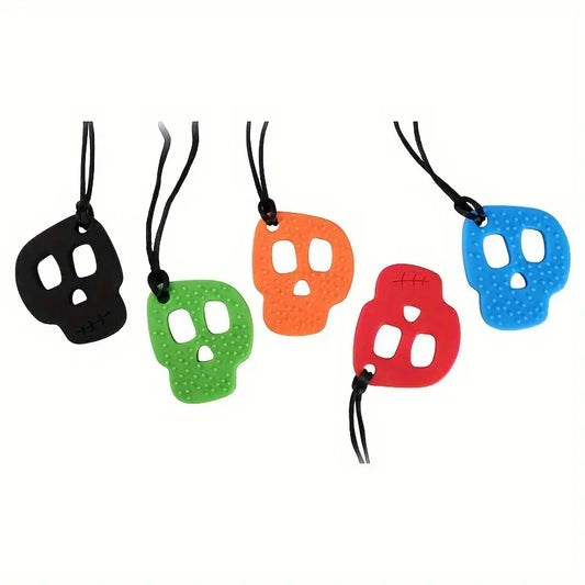 Skull Chewlery Necklace- Perfect for Sensory Regulation