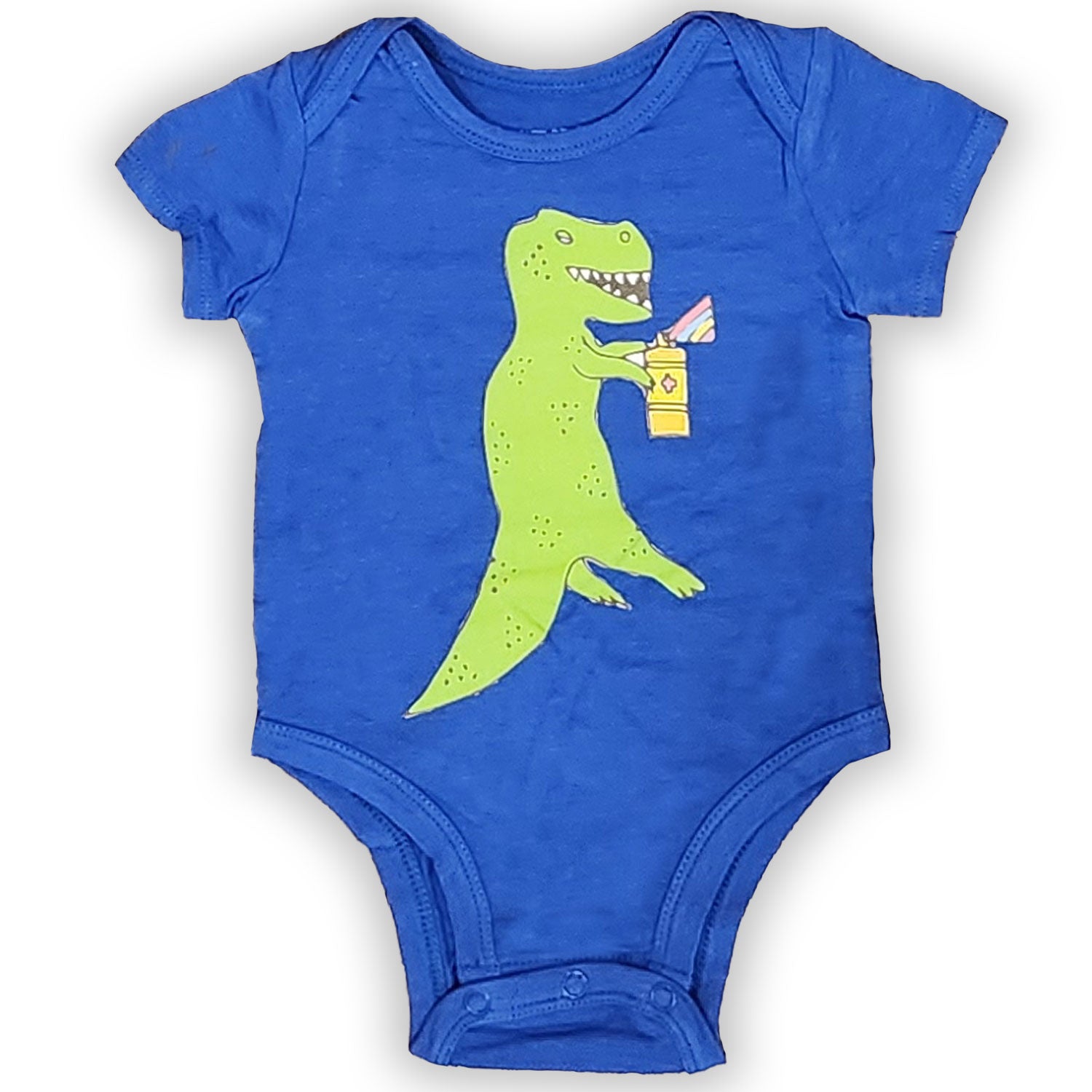 The Everyday Graphic Baby Onesie: Graffiti Dino – ParkerandTalia