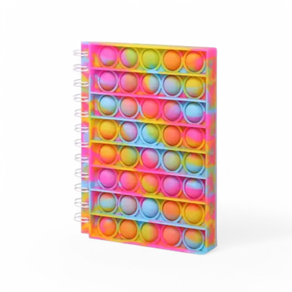 8.5" x 6" Sensory Friendly Pop-It Notebook