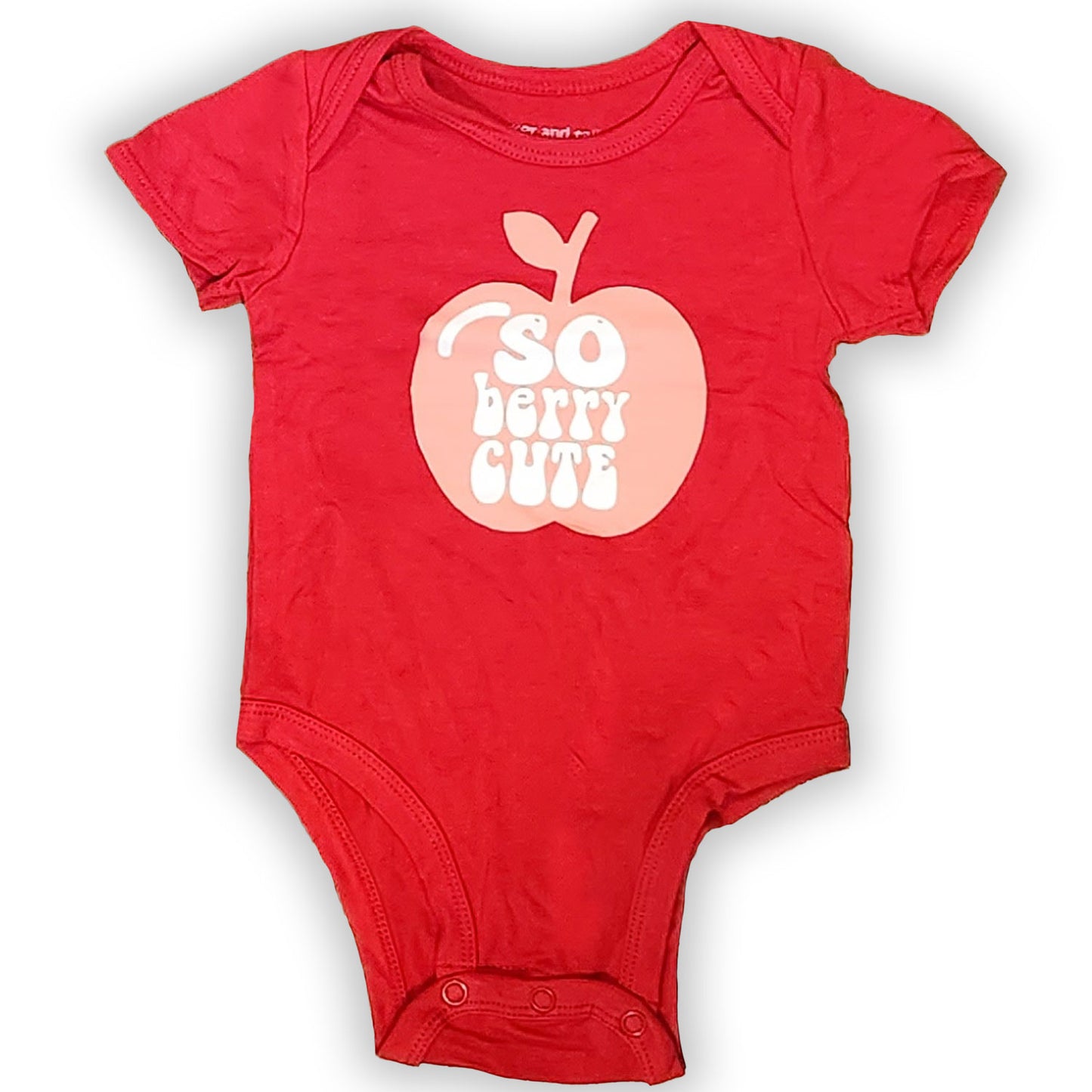 The Everyday Graphic Baby Onesie: So Berry Cute