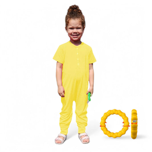 Ultimate Comfort Playsuit w Chewy Sensory Bracelet