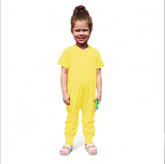 Ultimate Comfort Playsuit-YELLOW