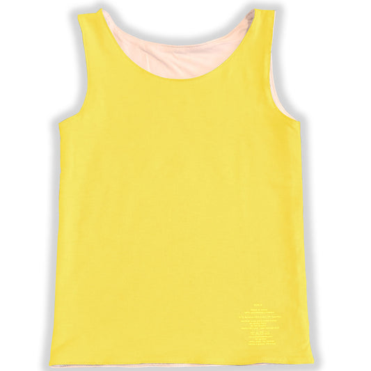 The Sensory Compression Reversible Tank: Yellow/ White