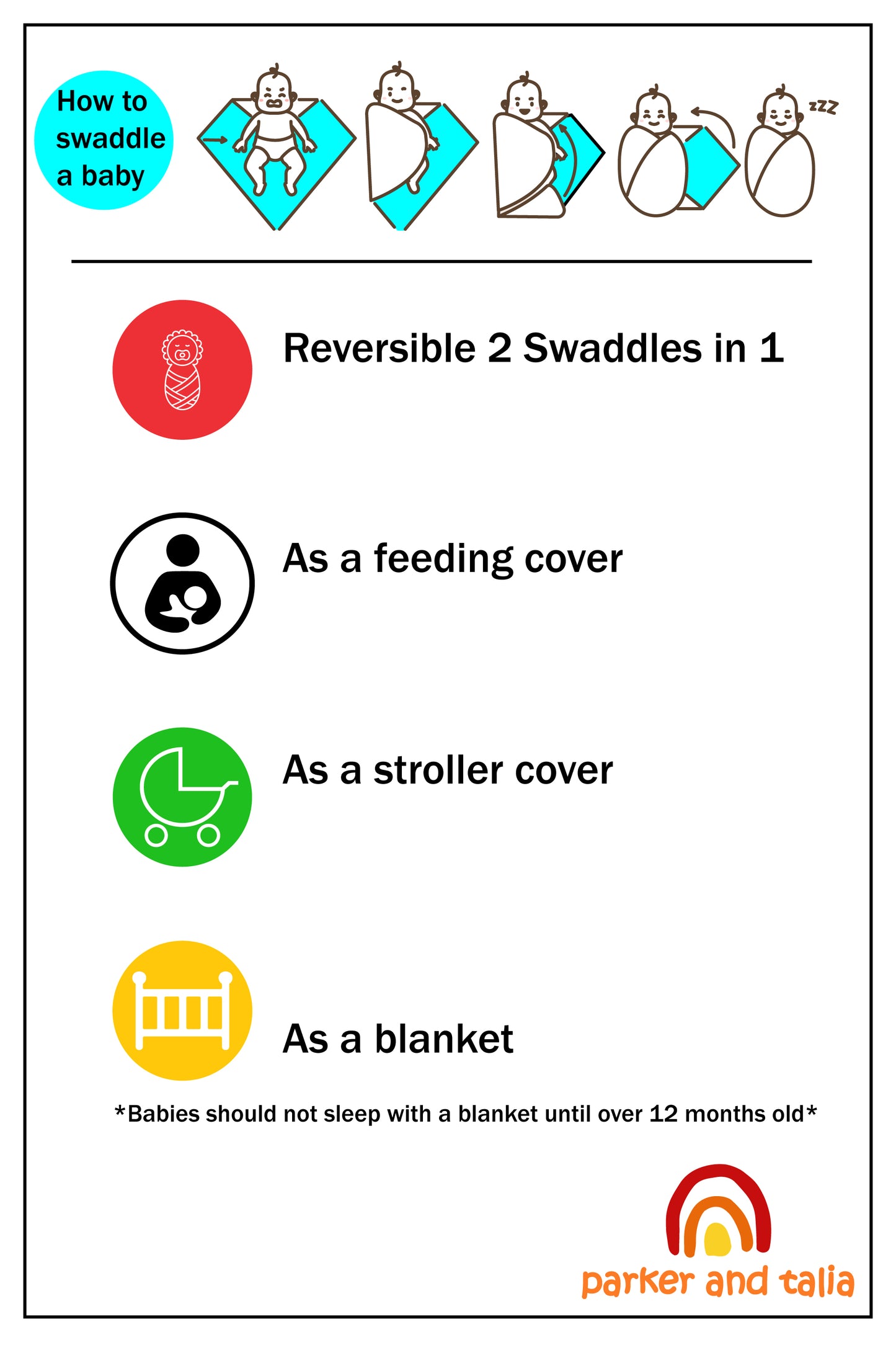 The Reversible Baby Swaddle